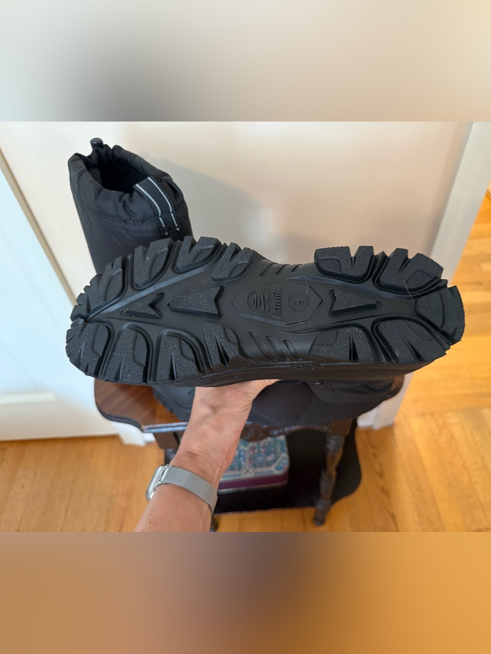 Kamik Black Men’s Winter Snow Boot - Greenbay 4 - Picture 7 of 9